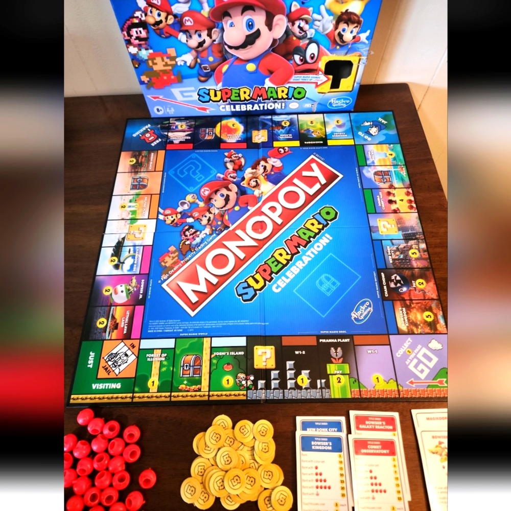 Board Game Hasbro Monopoly Super Mario Celebration Board Game